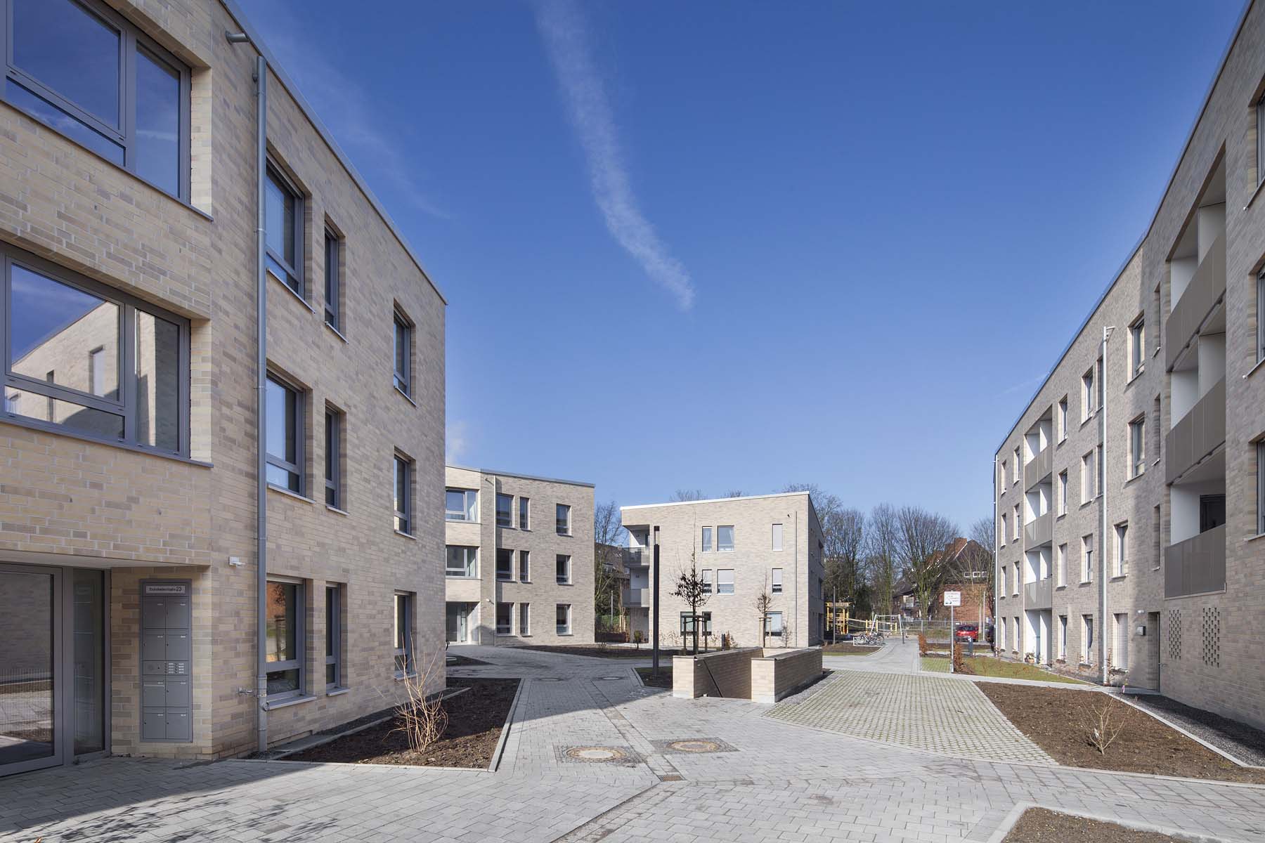 Wohnquartier Münster   DreiPass  Architekten      Architekturfotografie Jens Kirchner