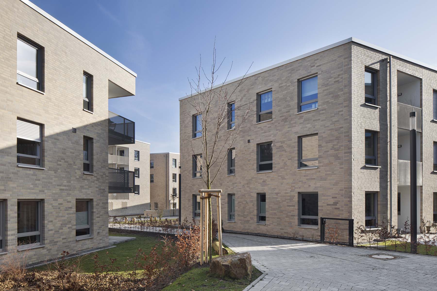 Wohnquartier Münster   DreiPass  Architekten      Architekturfotografie Jens Kirchner