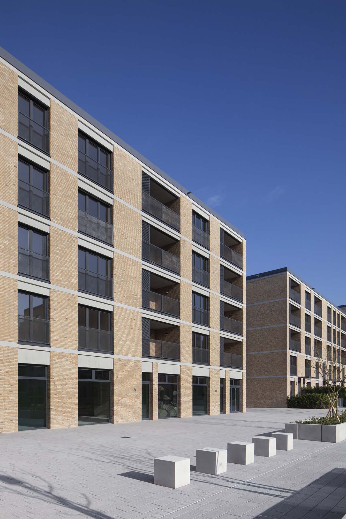 Wohnungsbau WA9 Düsseldorf  HPP Architekten      Architekturfotografie Jens Kirchner