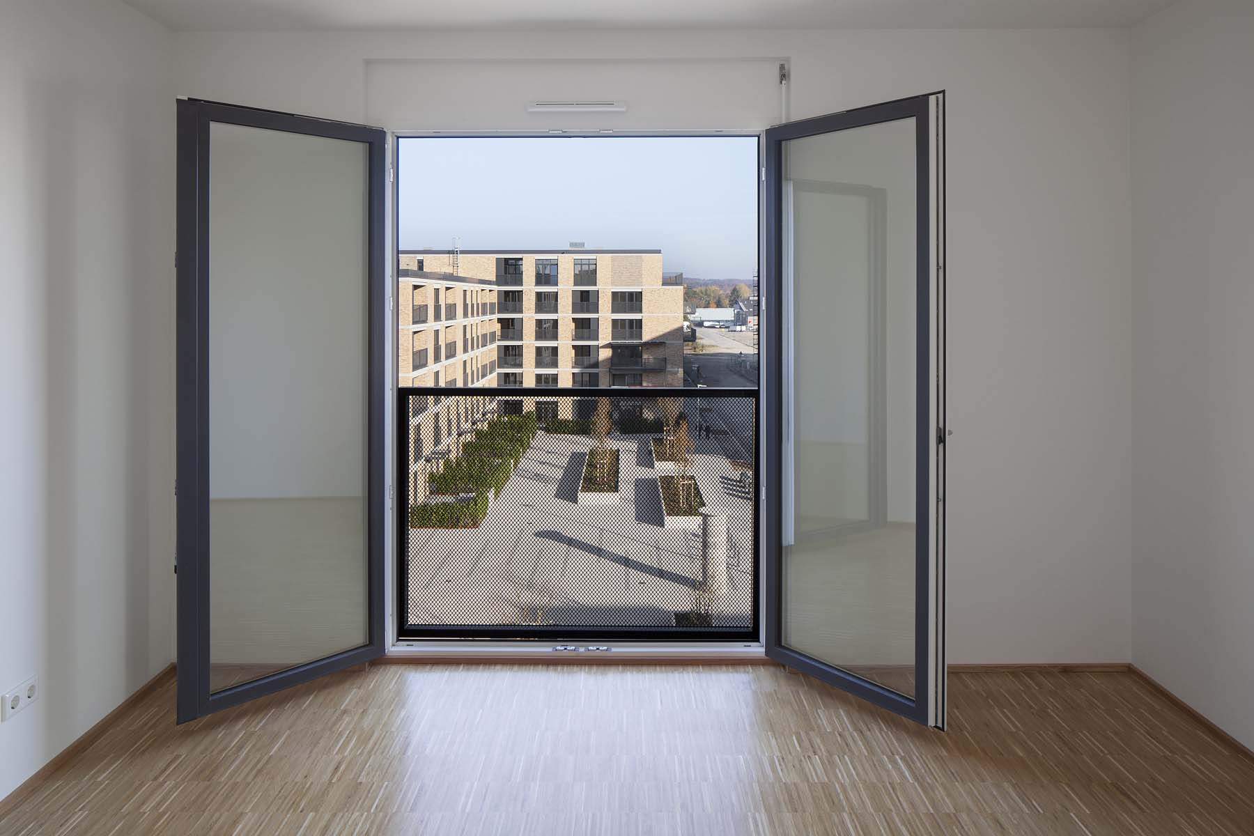 Wohnungsbau WA9 Düsseldorf  HPP Architekten      Architekturfotografie Jens Kirchner