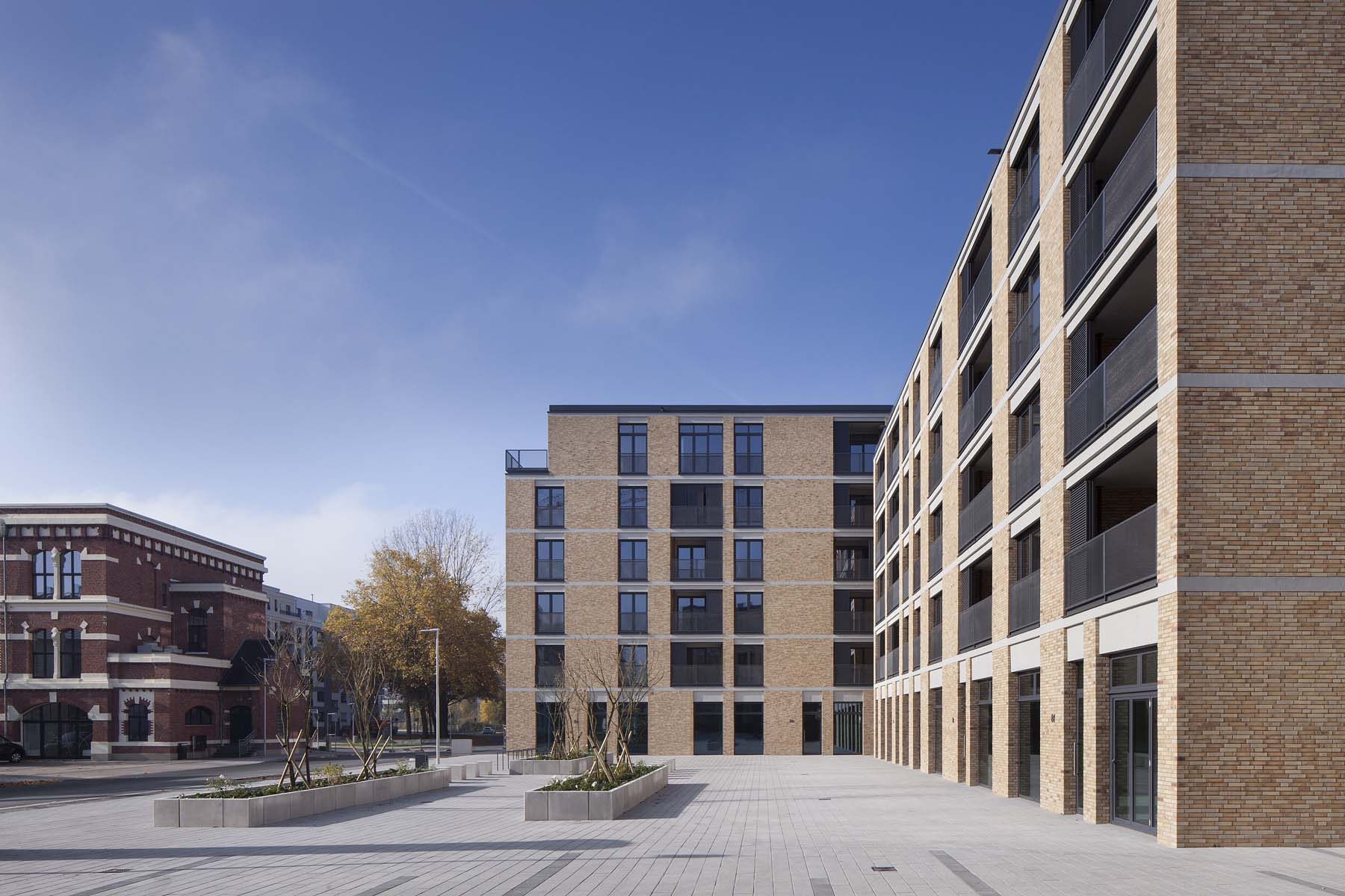 Wohnungsbau WA9 Düsseldorf  HPP Architekten      Architekturfotografie Jens Kirchner