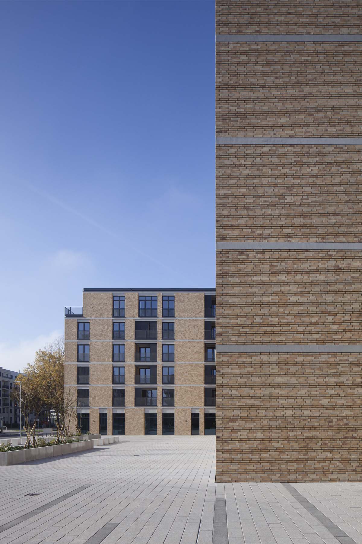 Wohnungsbau WA9 Düsseldorf  HPP Architekten      Architekturfotografie Jens Kirchner