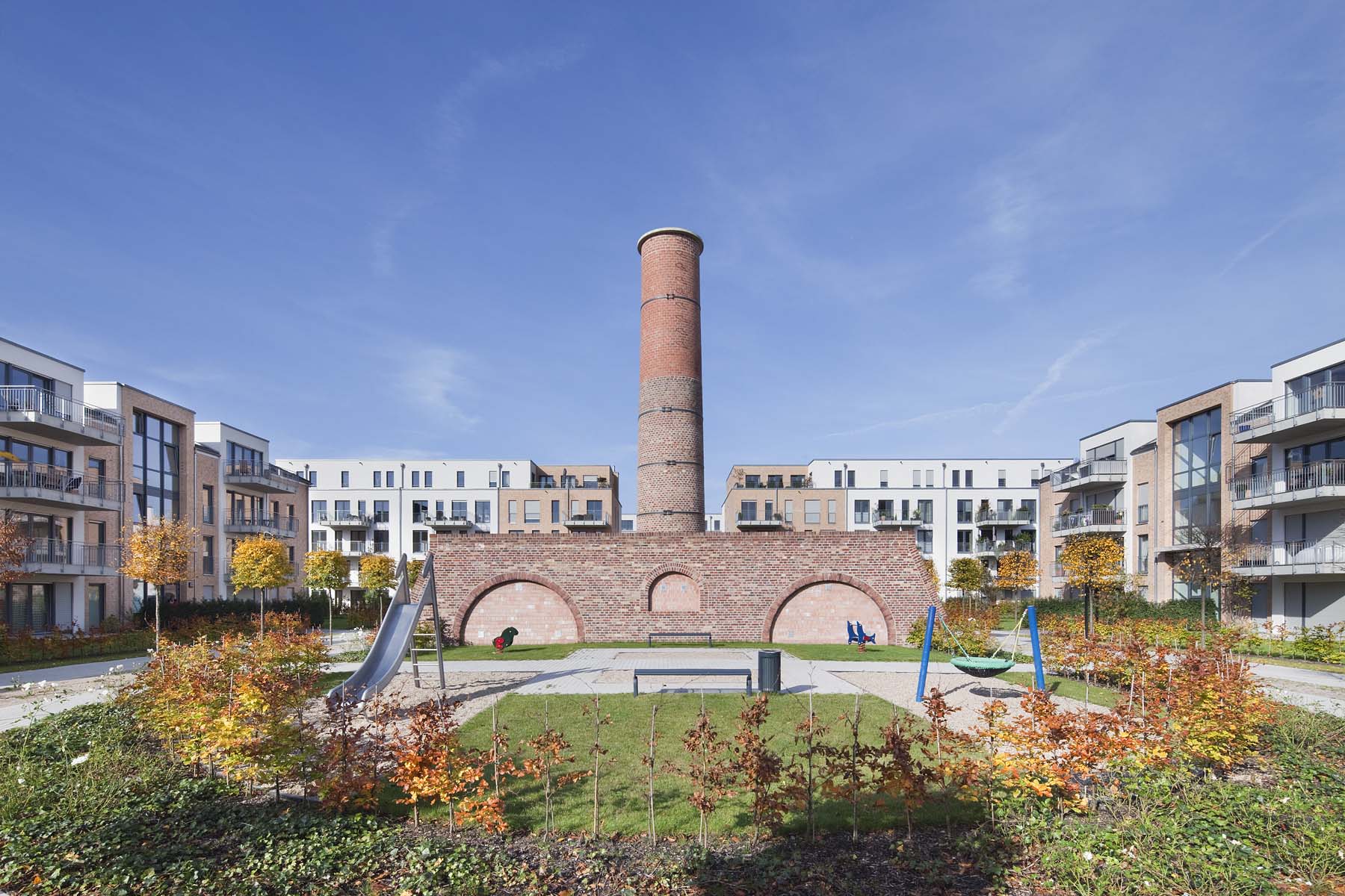 Wohnungsbau Wildpark Düsseldorf    Geitner Architekten       Architekturfotografie Jens Kirchner