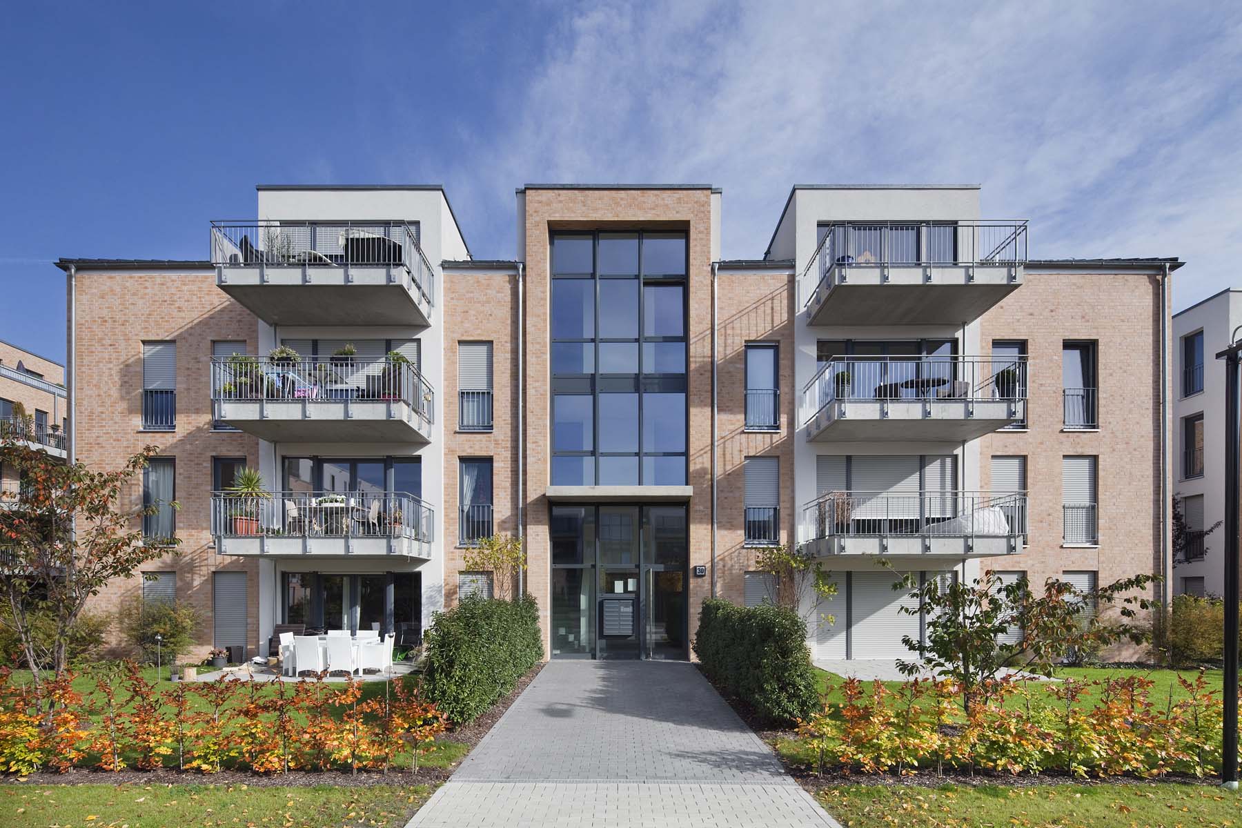 Wohnungsbau Wildpark Düsseldorf    Geitner Architekten       Architekturfotografie Jens Kirchner