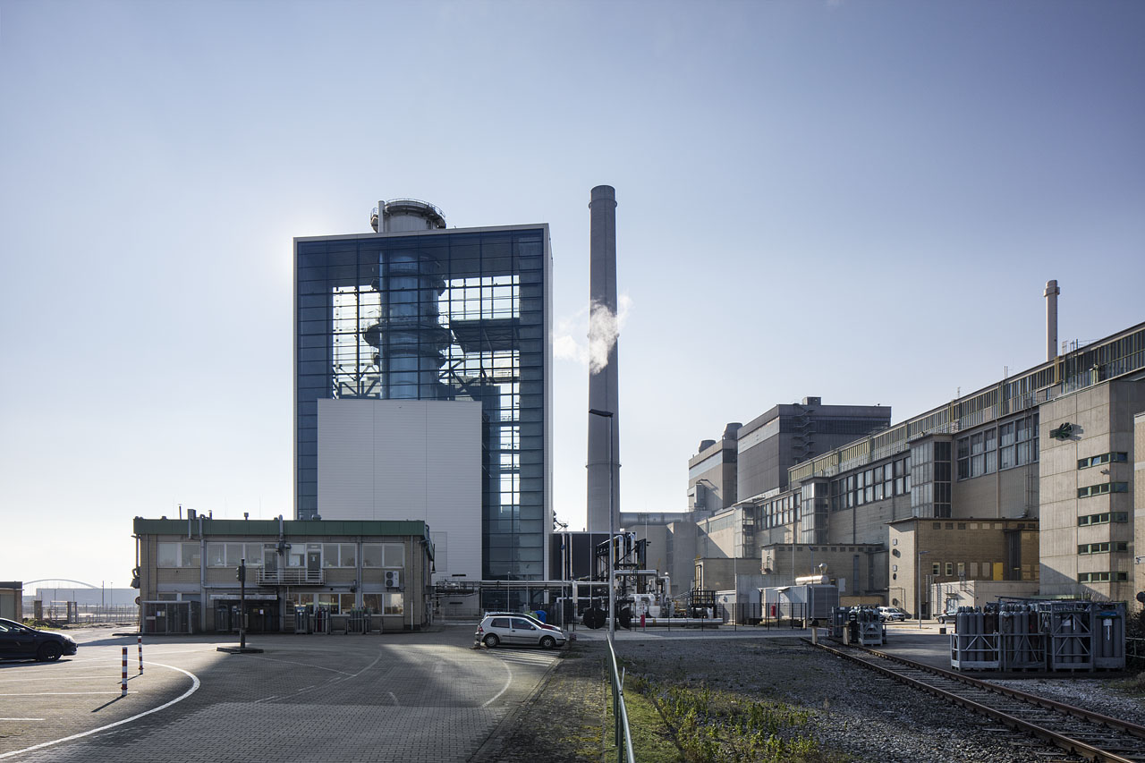 Kraftwerk Lausward Düsseldorf kadawittfeldarchitektur  Architekturfotografie Jens Kirchner
