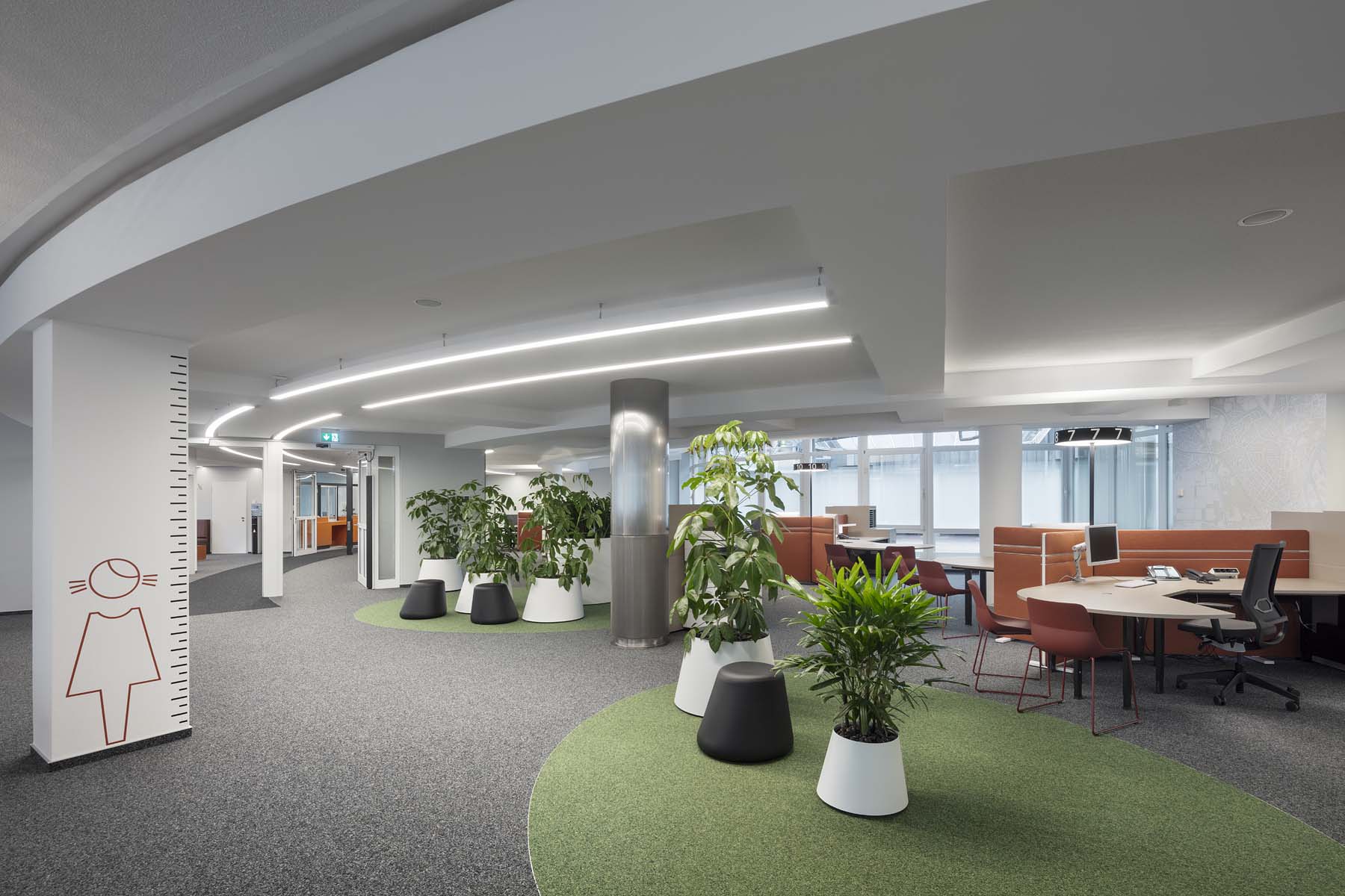 Bürgerbüro Neuss  UKW Innenarchitekten    Architekturfotografie Jens Kirchner