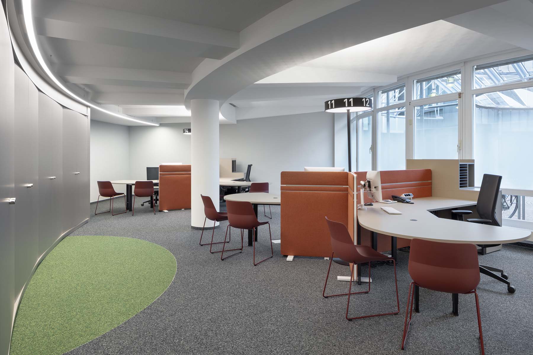 Bürgerbüro Neuss  UKW Innenarchitekten    Architekturfotografie Jens Kirchner