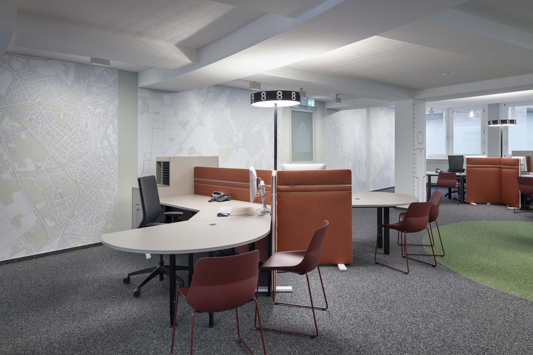 Bürgerbüro Neuss  UKW Innenarchitekten    Architekturfotografie Jens Kirchner