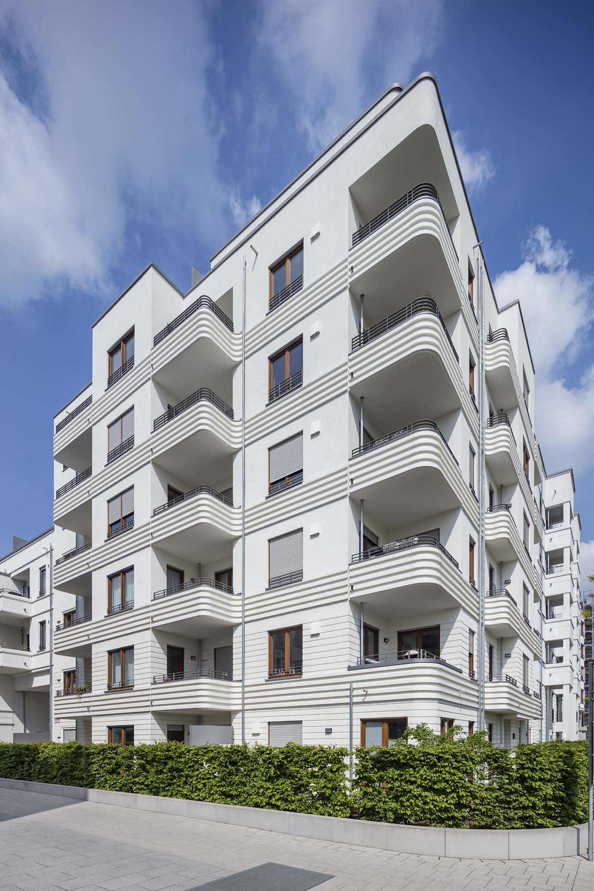 Wohnbebauung  Le Flair 12 Düsseldorf  Interboden Architekten    Architekturfotografie Jens Kirchner