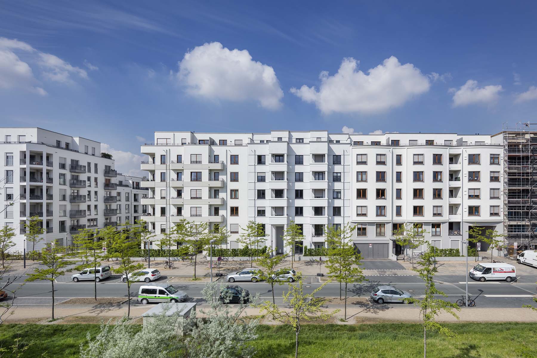 Wohnbebauung  Le Flair 12 Düsseldorf  Interboden Architekten    Architekturfotografie Jens Kirchner