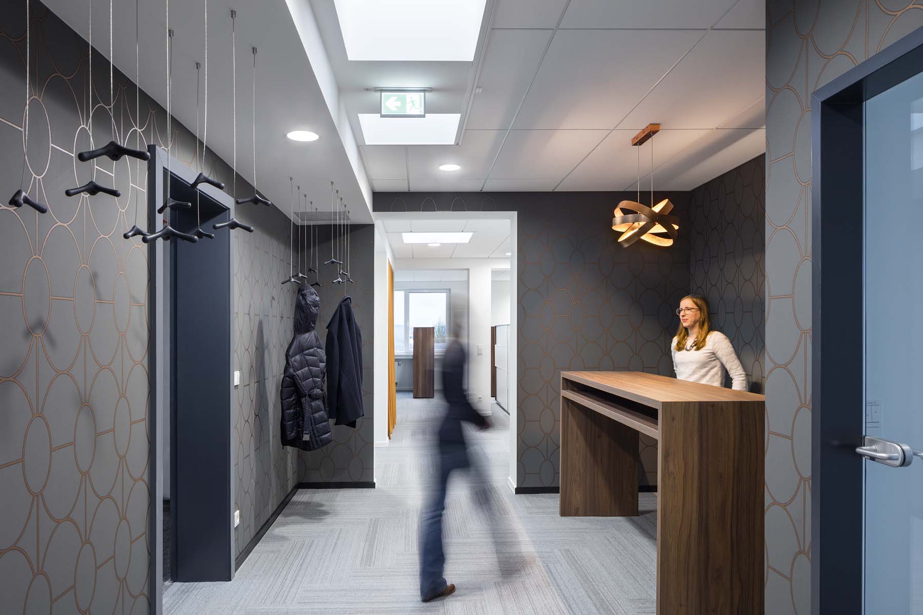 Büro H  Lepel und Lepel Innenarchitekten Flur      Architekturfotografie Jens Kirchner