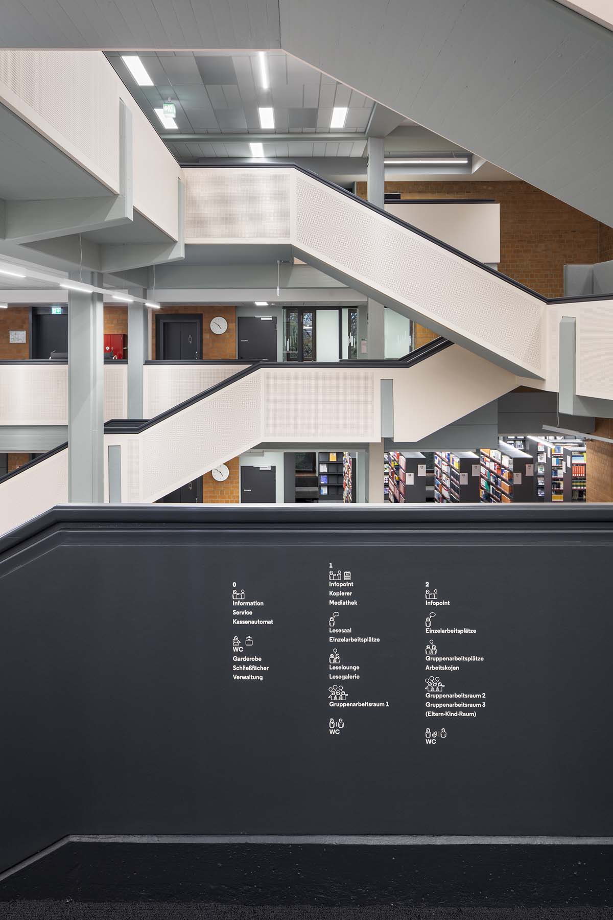 Bibliothek Emden  UKW Innenarchitekten     Architekturfotografie Jens Kirchner