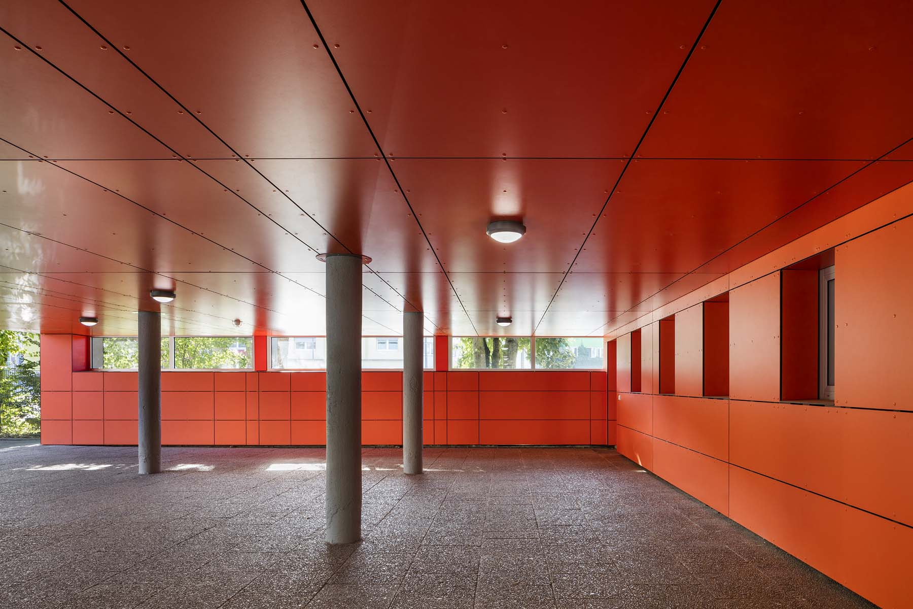 Sporthalle Essen  Schröder Partner Architekten   Architekturfotografie Jens Kirchner