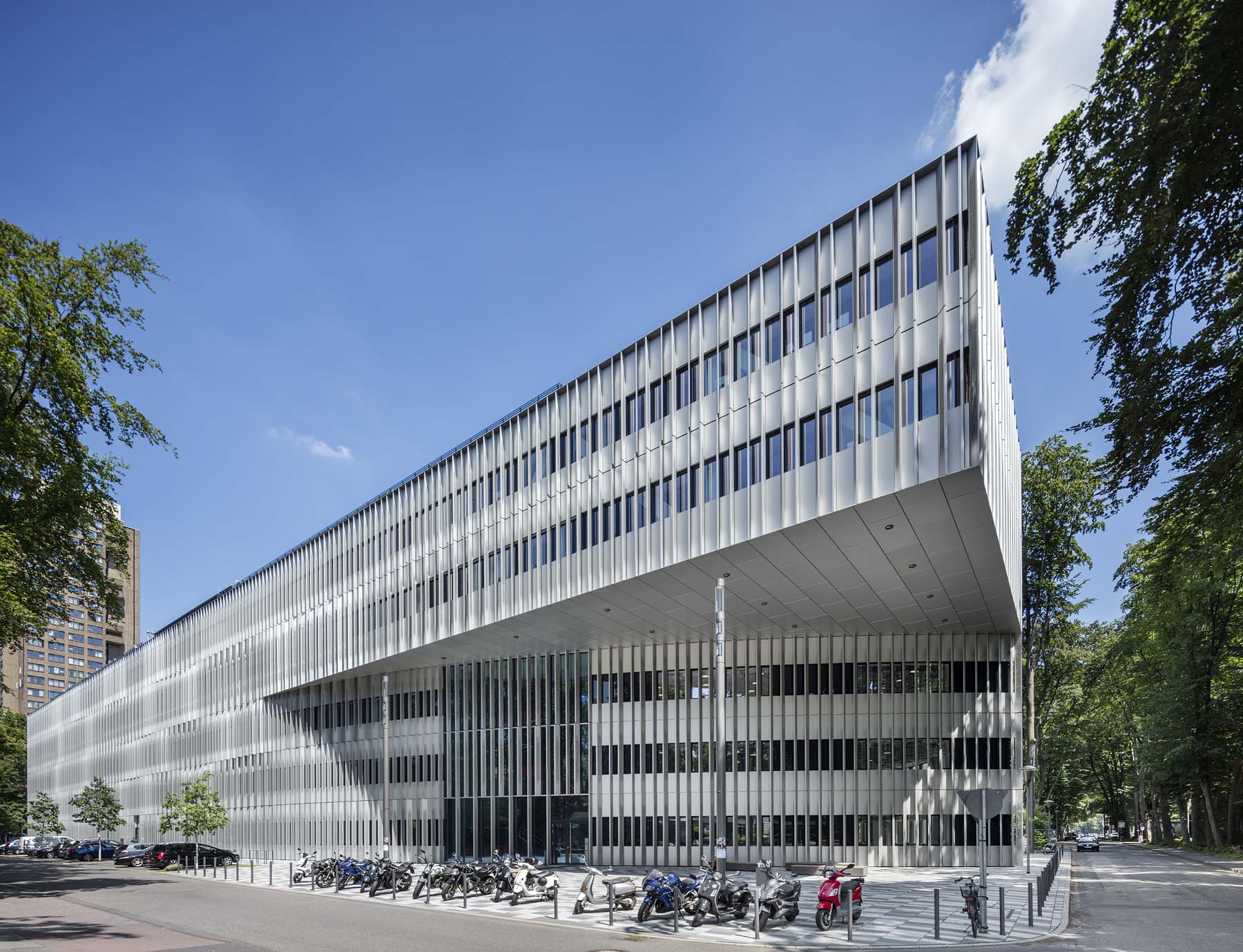 Sporthochschule Köln kadawittfeldarchitektur Gesamtansicht Architekturfotografie Jens Kirchner