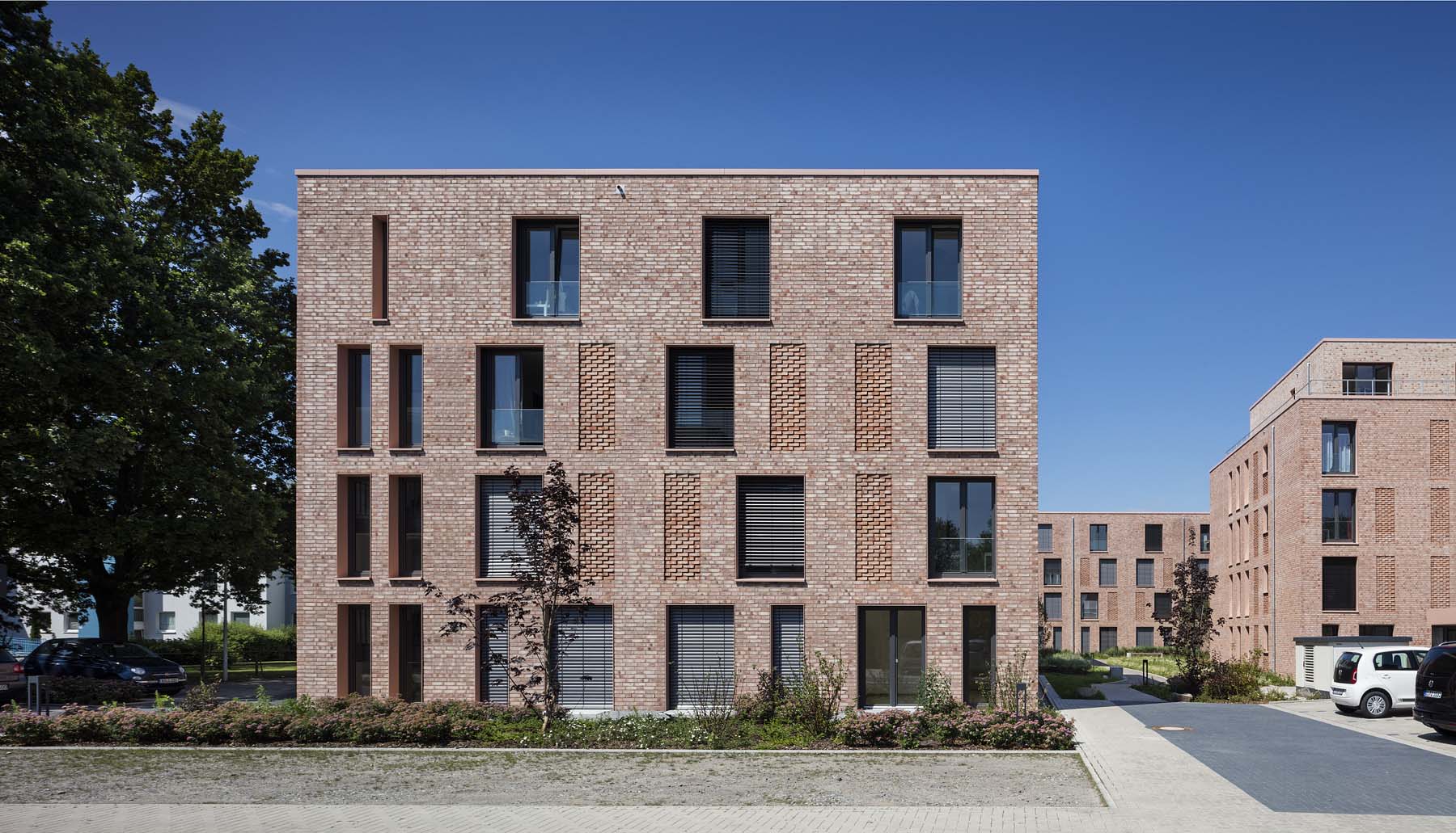 Sporthochschule Köln kadawittfeldarchitektur Ansicht Fassade  Architekturfotografie Jens Kirchner