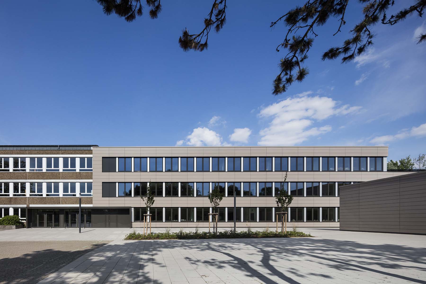 Schule Krefeld Hahn Helten Architekten      	 Architekturfotografie Jens Kirchner