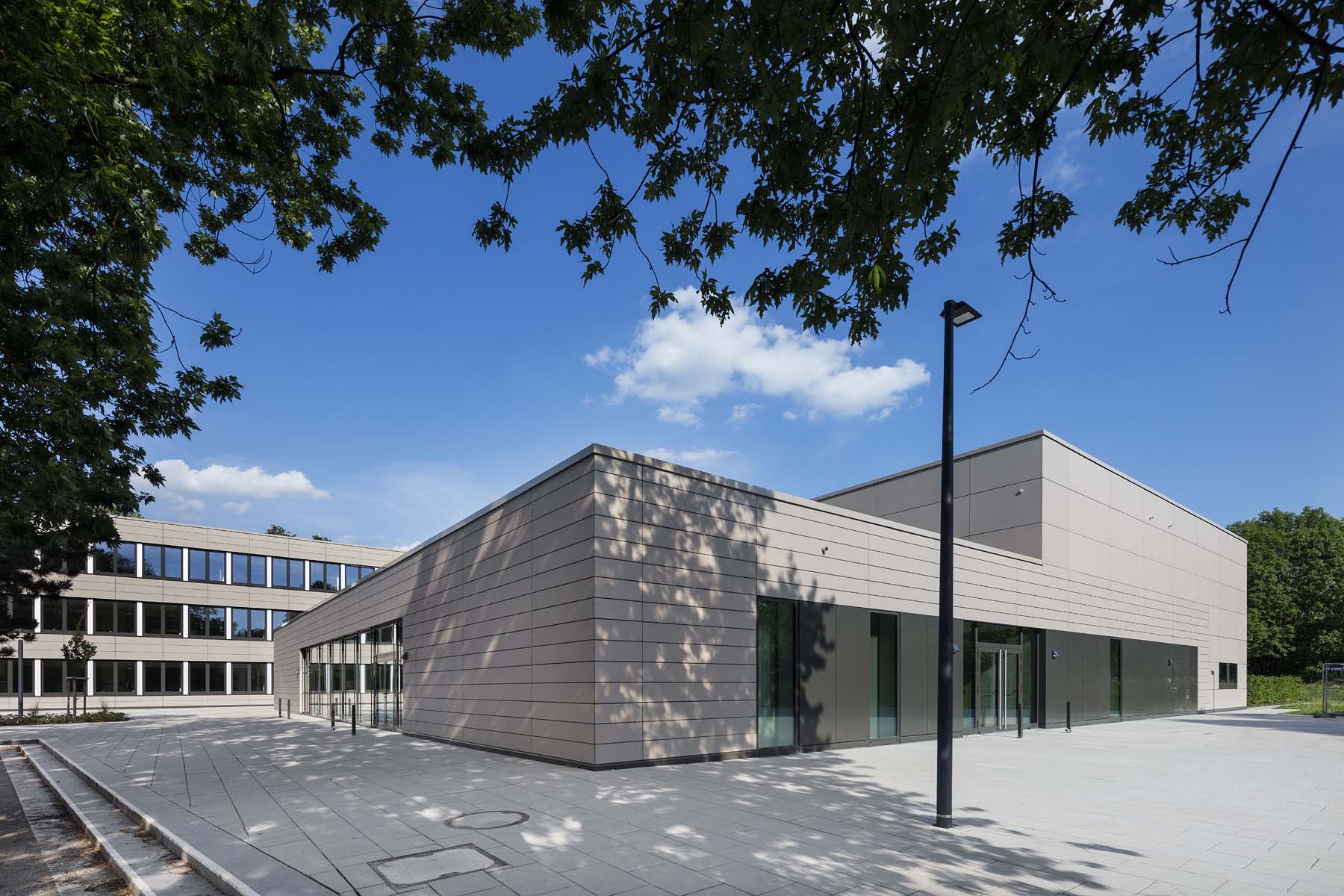 Schule Krefeld Hahn Helten Architekten      	 Architekturfotografie Jens Kirchner