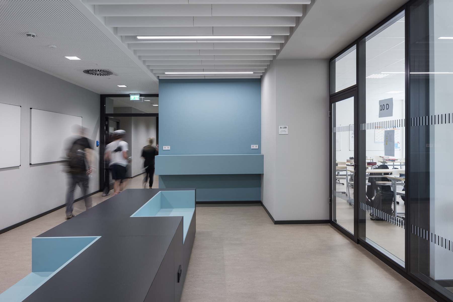 Schule Krefeld Hahn Helten Architekten       	 Architekturfotografie Jens Kirchner