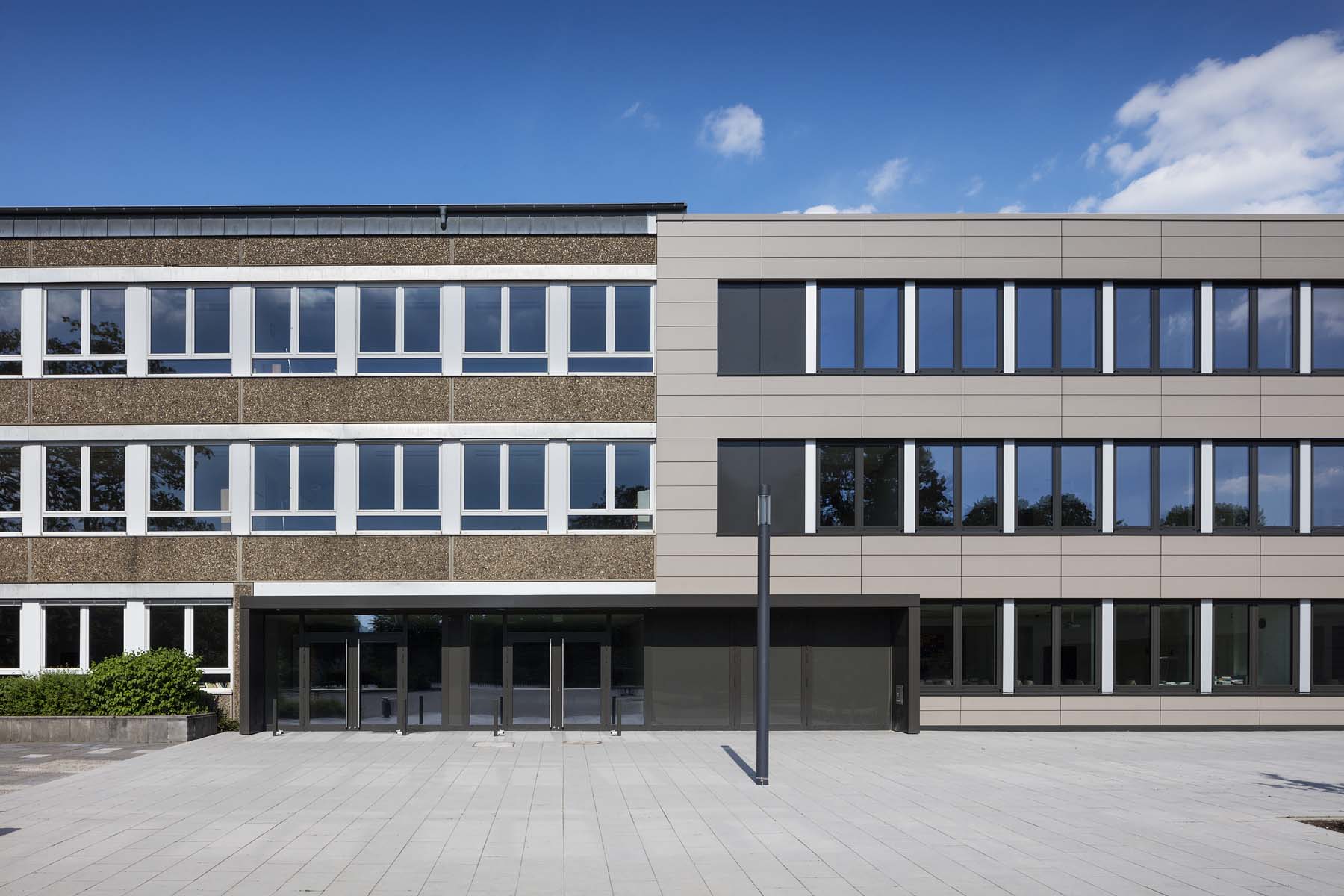 Schule Krefeld Hahn Helten Architekten       	 Architekturfotografie Jens Kirchner