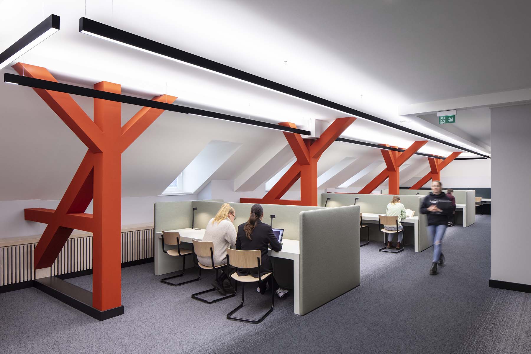 Uni Bibliothek Osnabrück   UKW Innenarchitekten      Jens Kirchner ArchitekturFotografie