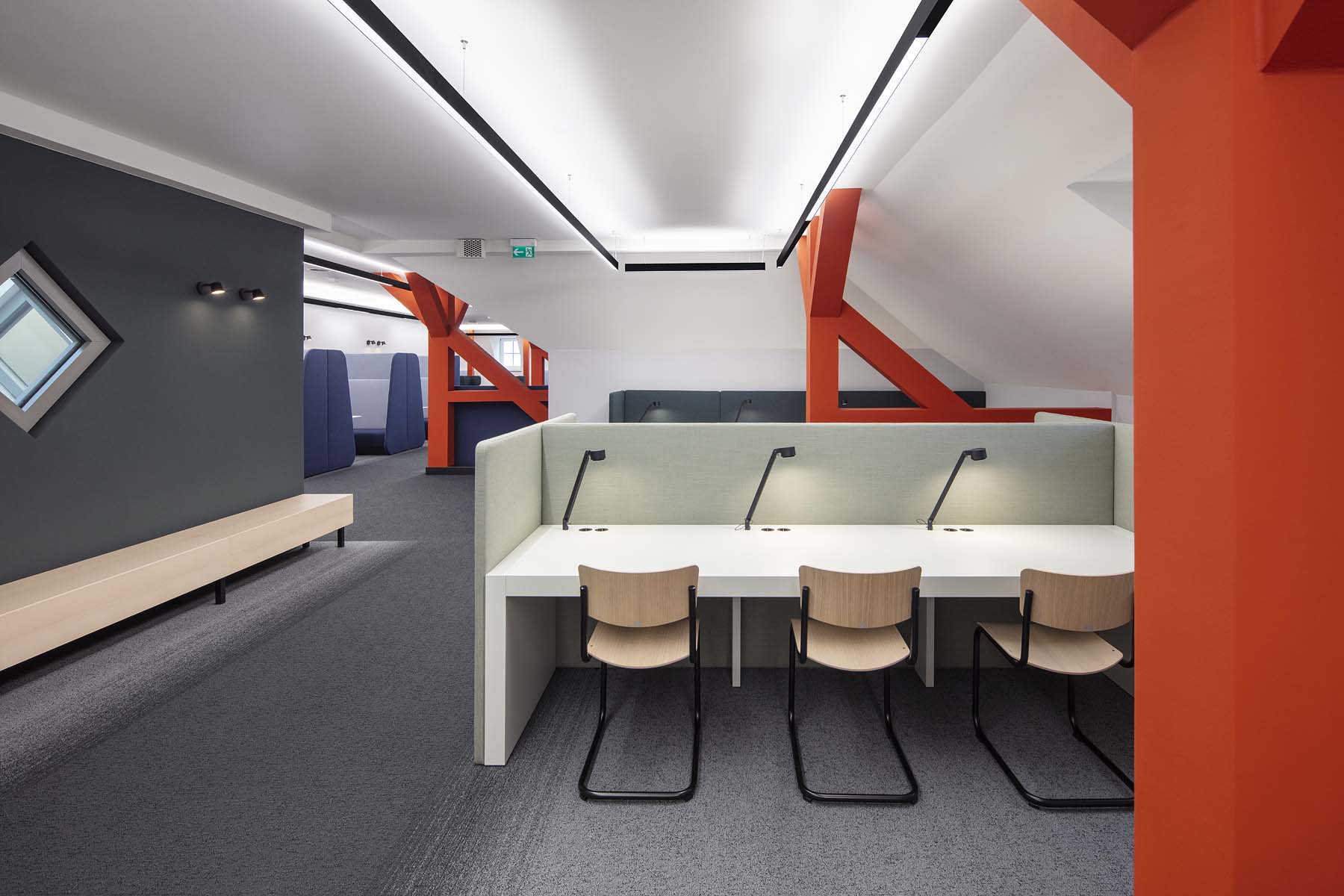 Uni Bibliothek Osnabrück   UKW Innenarchitekten      Jens Kirchner ArchitekturFotografie