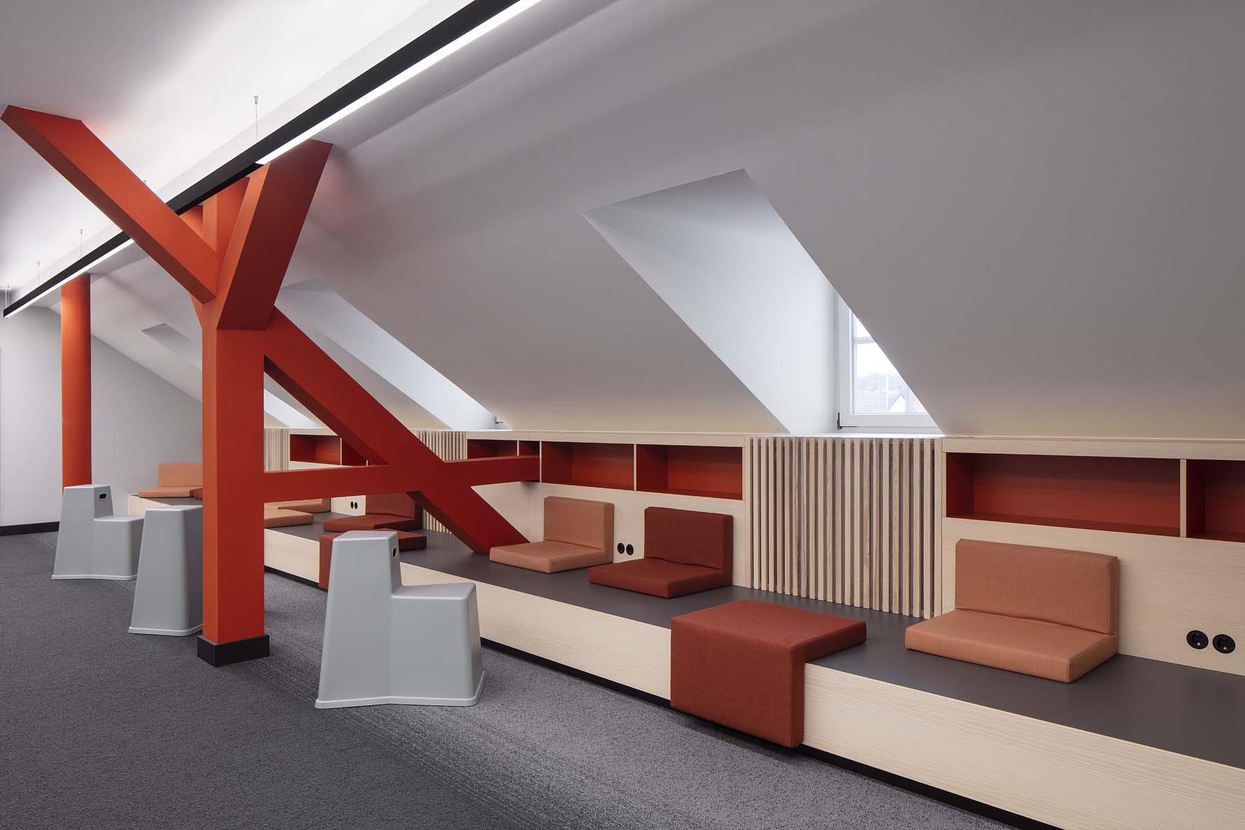 Uni Bibliothek Osnabrück   UKW Innenarchitekten      Jens Kirchner ArchitekturFotografie