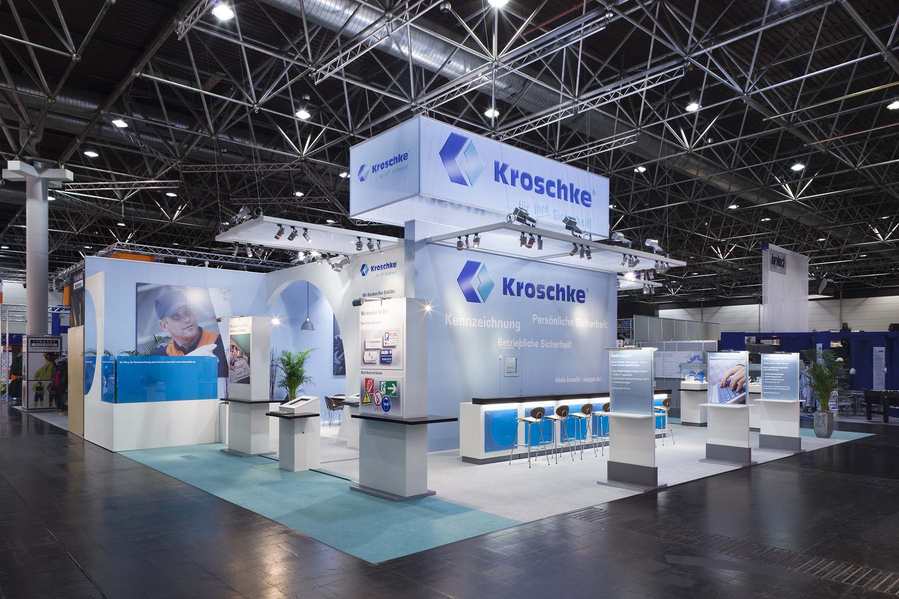 Messestand Hallmann Kroschke Messe Düsseldorf Gesamtansicht