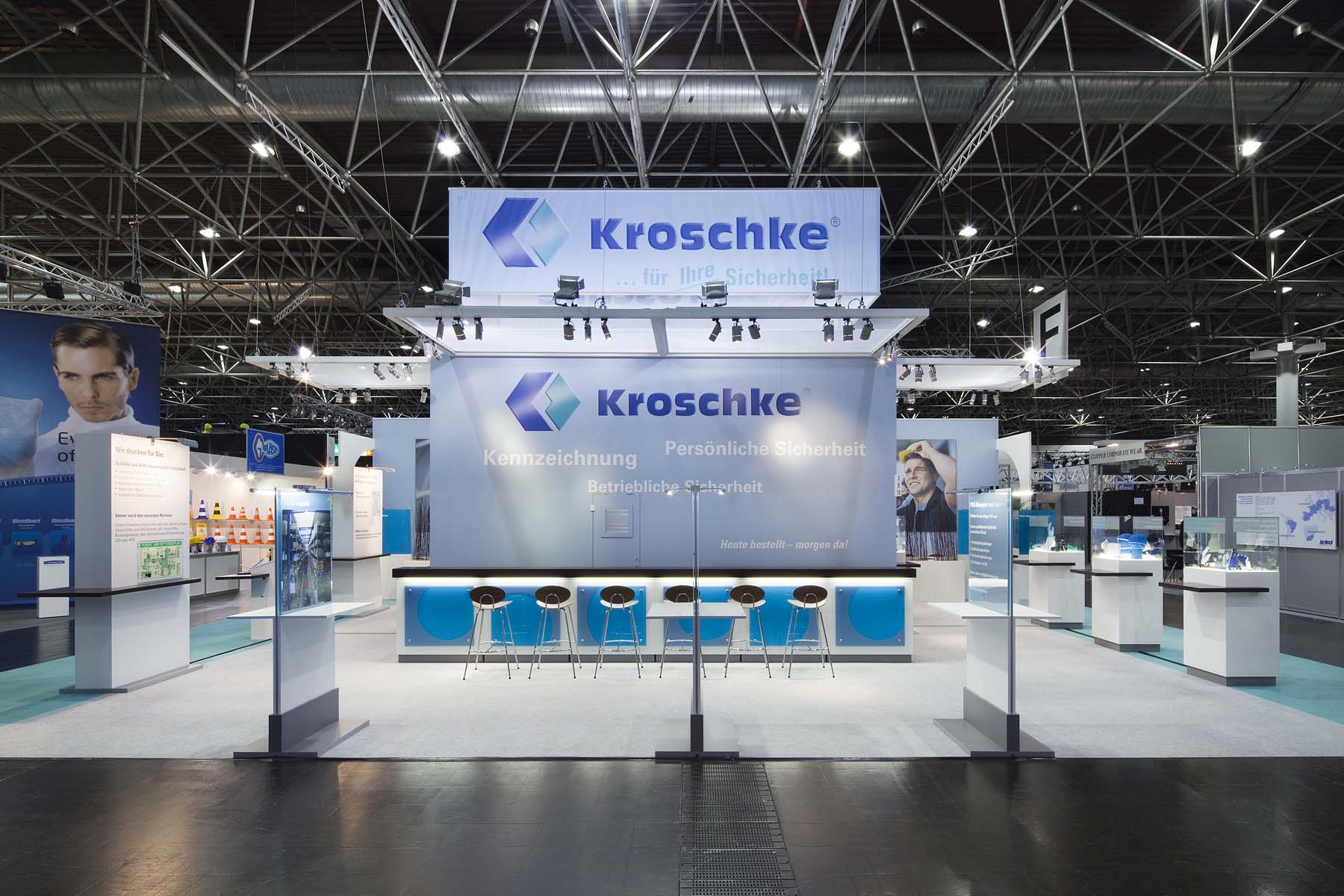 Messestand Hallmann Kroschke Messe Düsseldorf Gesamtansicht
