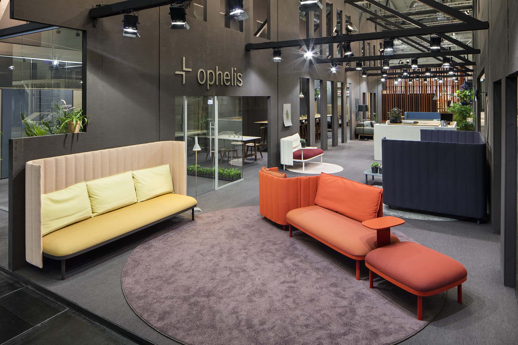 Ophelis Messestand Messe Orgatec Köln Produkt Möbel