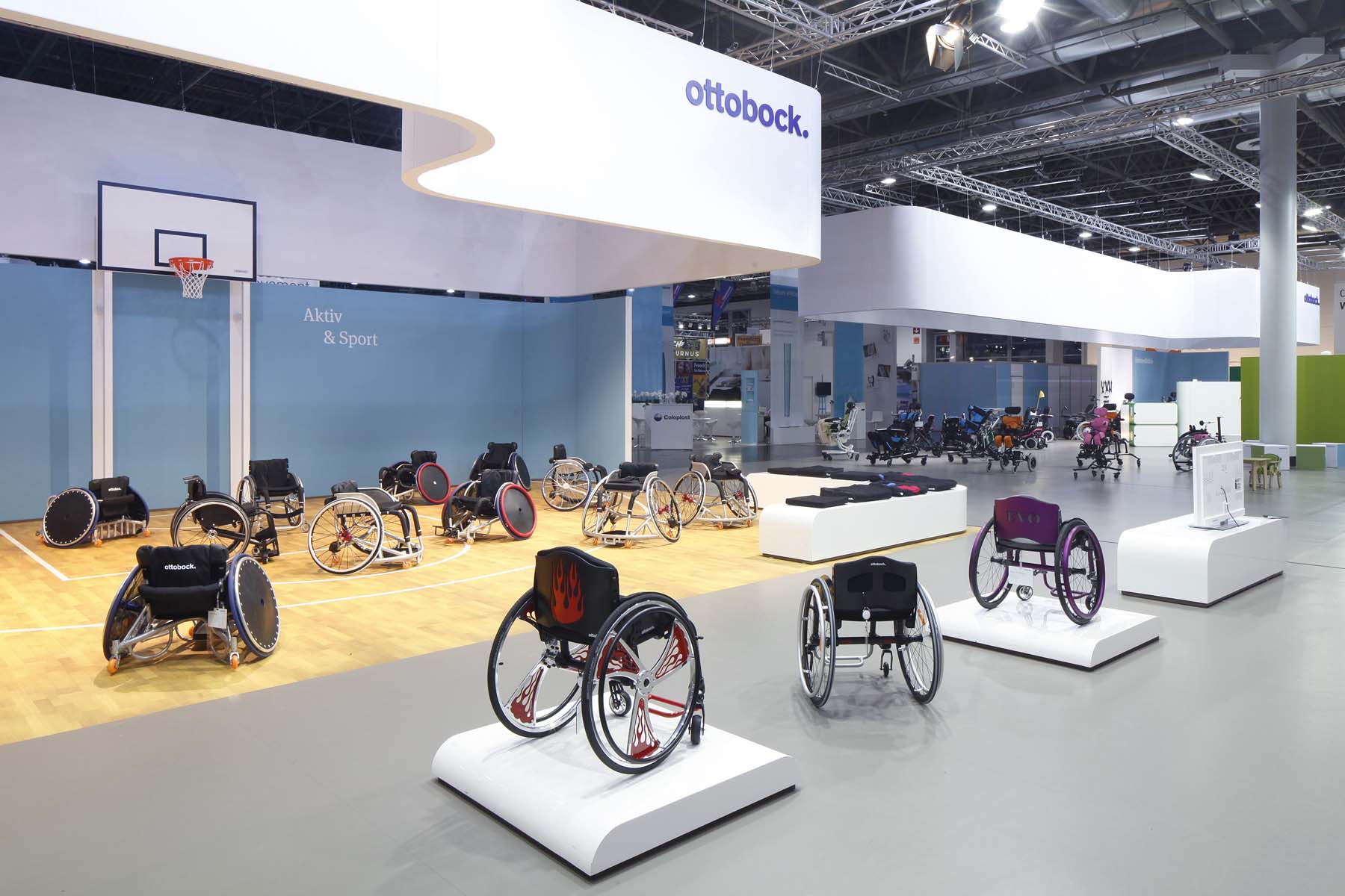 Ottobock Messestand Rehacare Düsseldorf