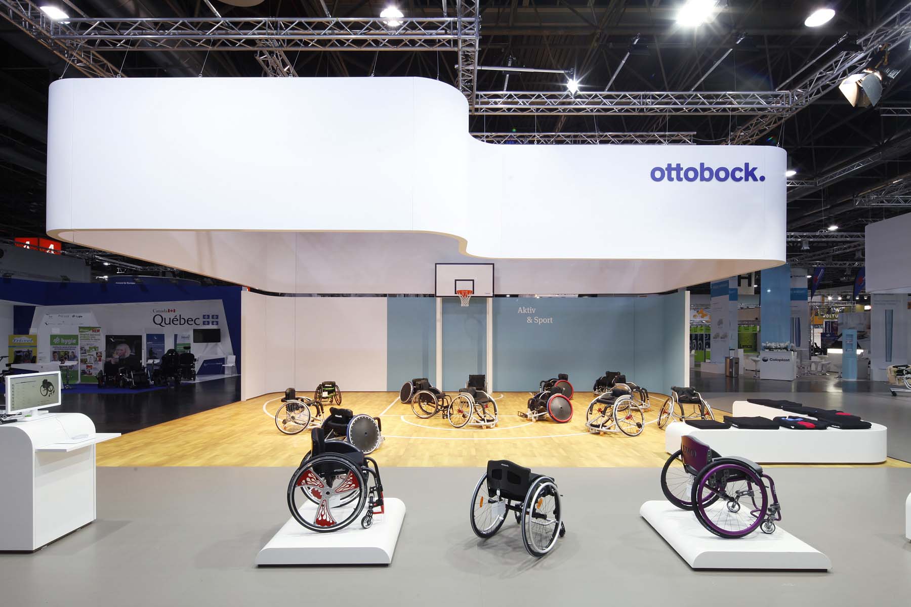 Ottobock Messestand Rehacare Düsseldorf