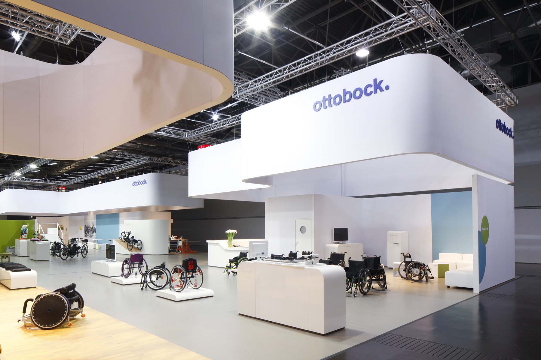 Ottobock Messestand Rehacare Düsseldorf
