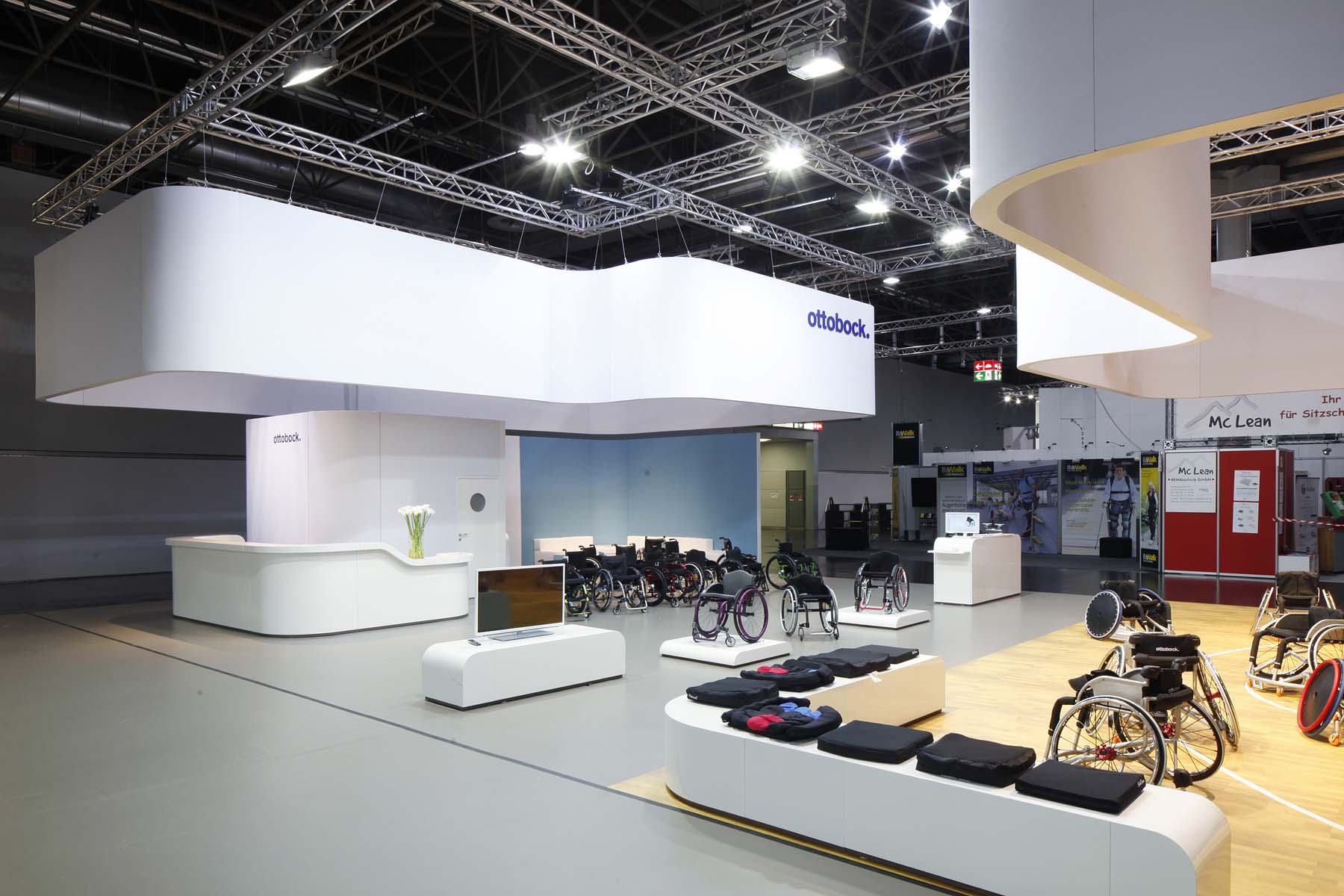 Ottobock Messestand Rehacare Düsseldorf