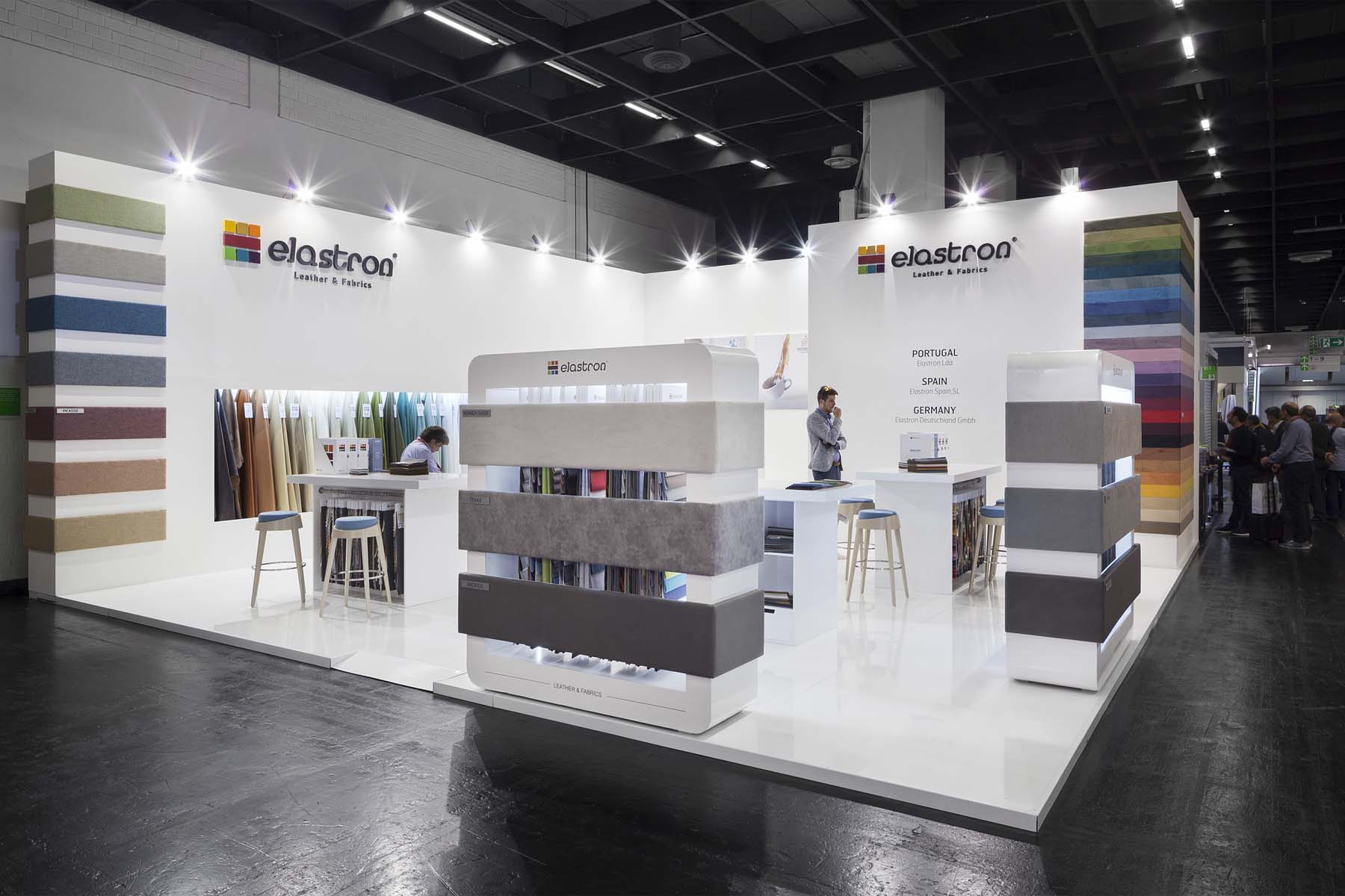 Elastron Messestand Interzum Köln