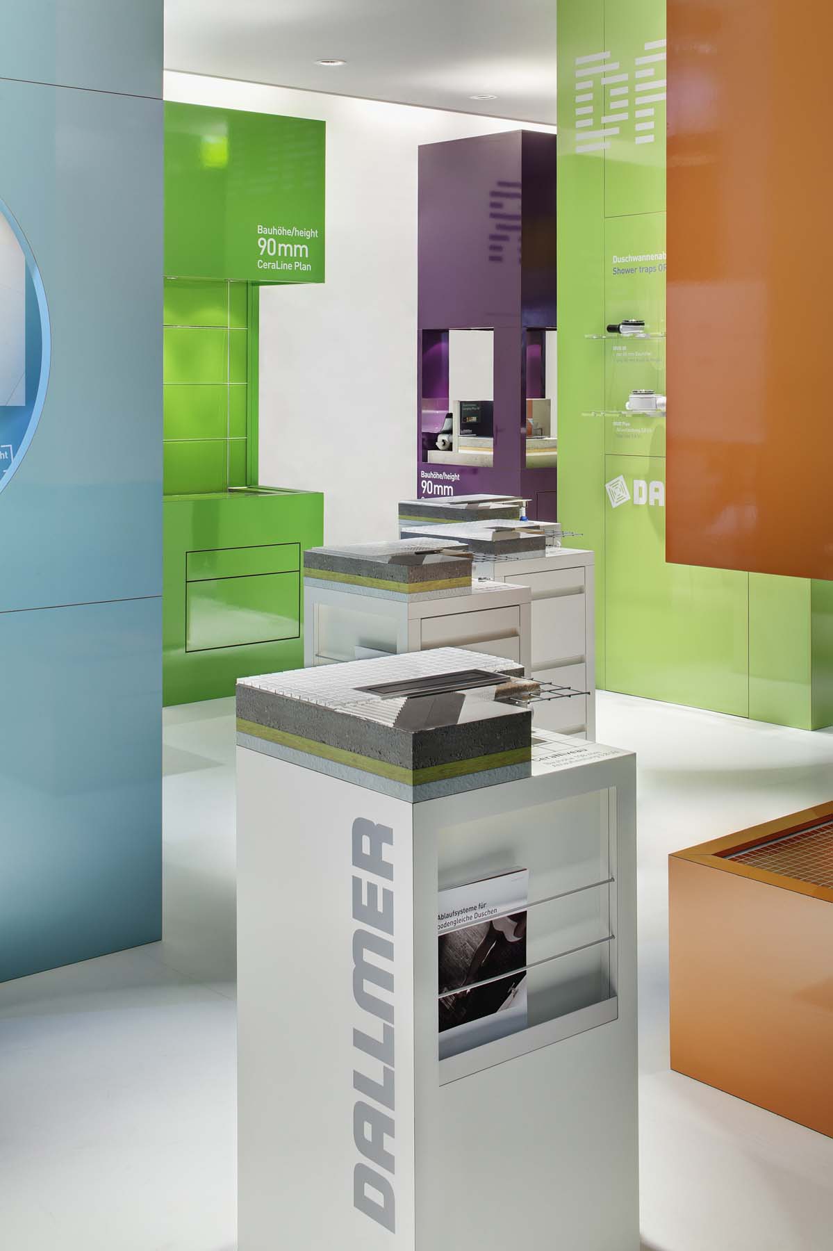 Dallmer Messestand Messe Frankfurt Produkt