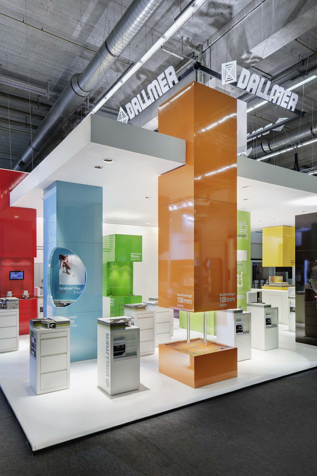 Dallmer Messestand Messe Frankfurt Gesamtansicht