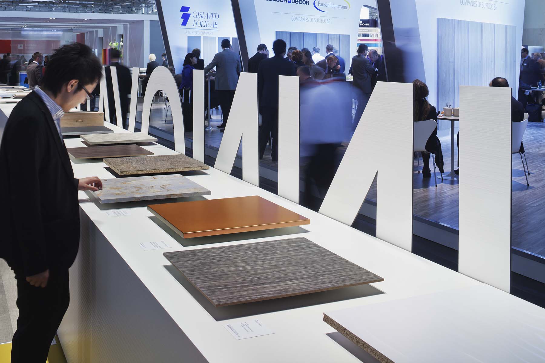 Piazza Messestand Interzum Köln Produkt Messepublikum