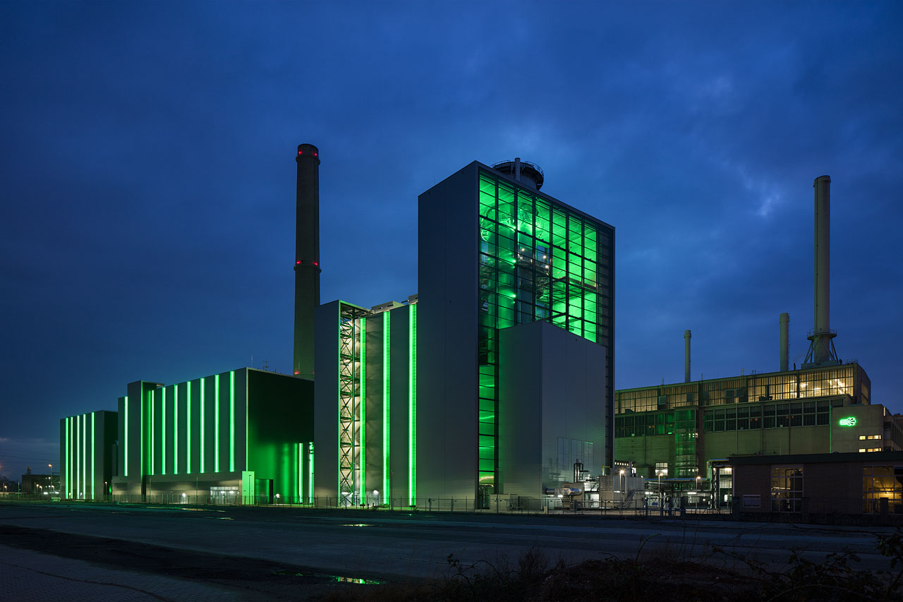 Kraftwerk Lausward Düsseldorf kadawittfeldarchitektur  Architekturfotografie Jens Kirchner