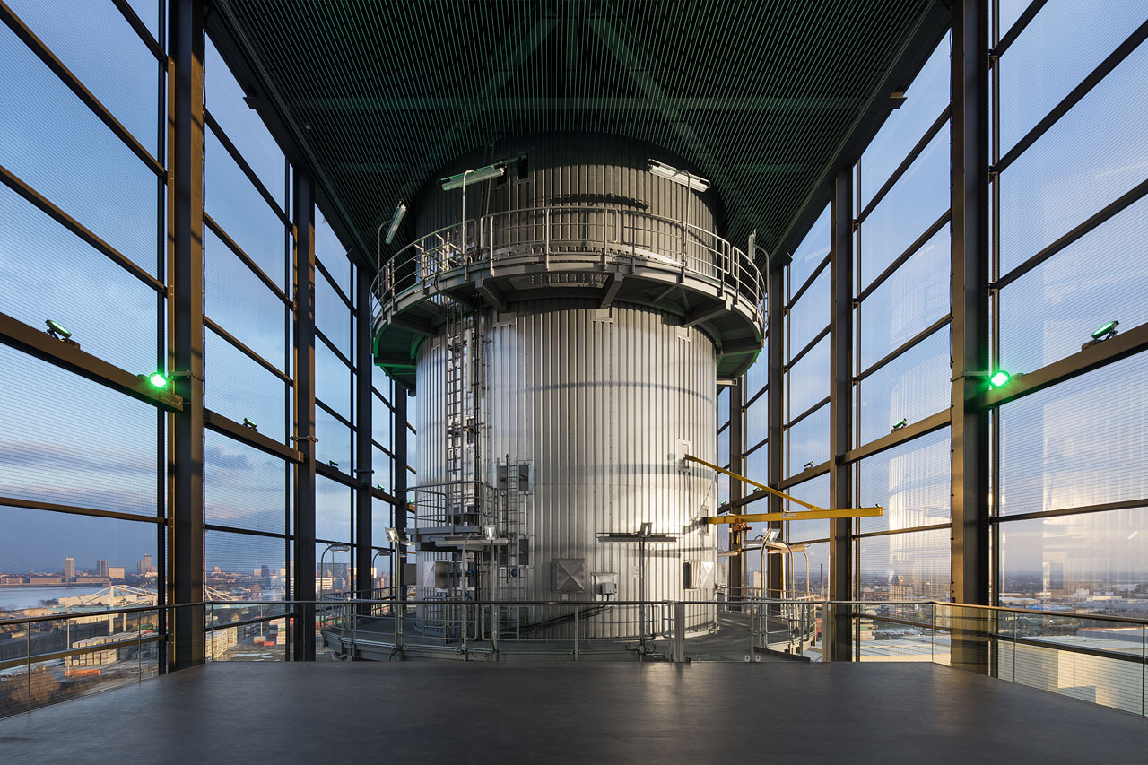 Kraftwerk Lausward Düsseldorf kadawittfeldarchitektur  Architekturfotografie Jens Kirchner