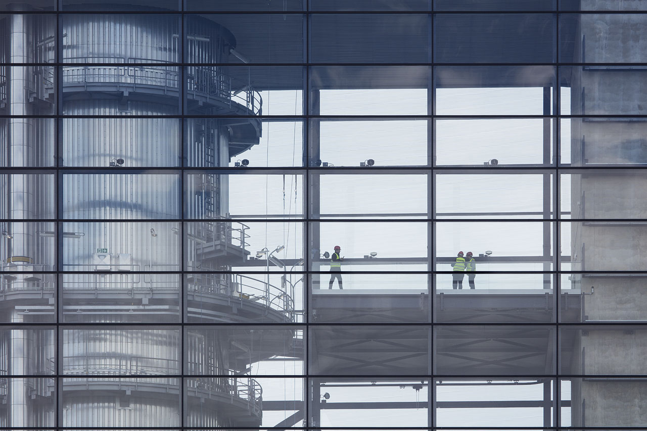 Kraftwerk Lausward Düsseldorf kadawittfeldarchitektur  Architekturfotografie Jens Kirchner