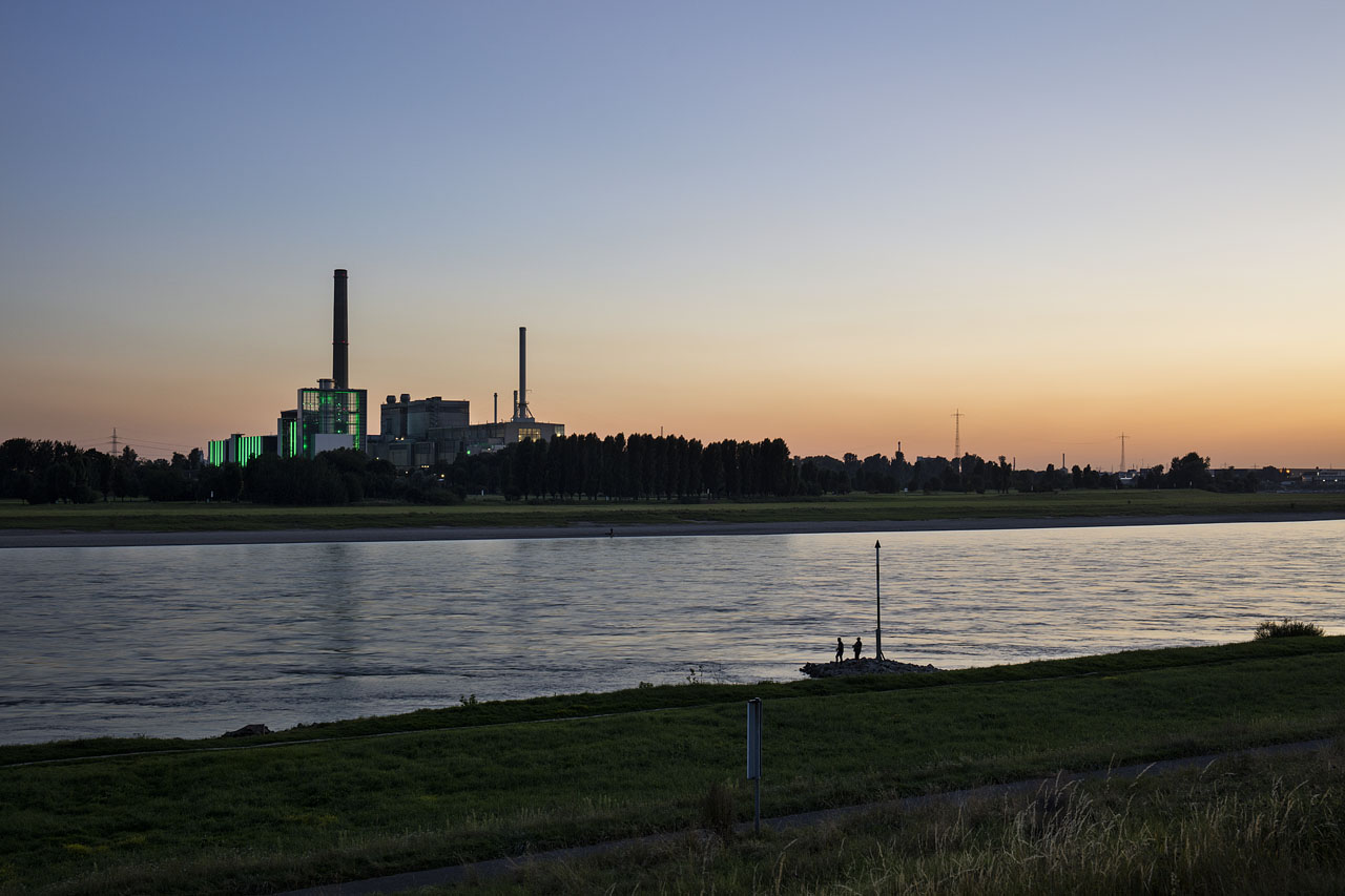 Kraftwerk Lausward Düsseldorf kadawittfeldarchitektur  Architekturfotografie Jens Kirchner