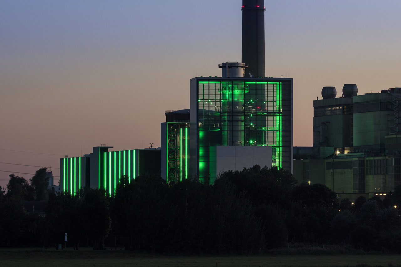 Kraftwerk Lausward Düsseldorf kadawittfeldarchitektur  Architekturfotografie Jens Kirchner