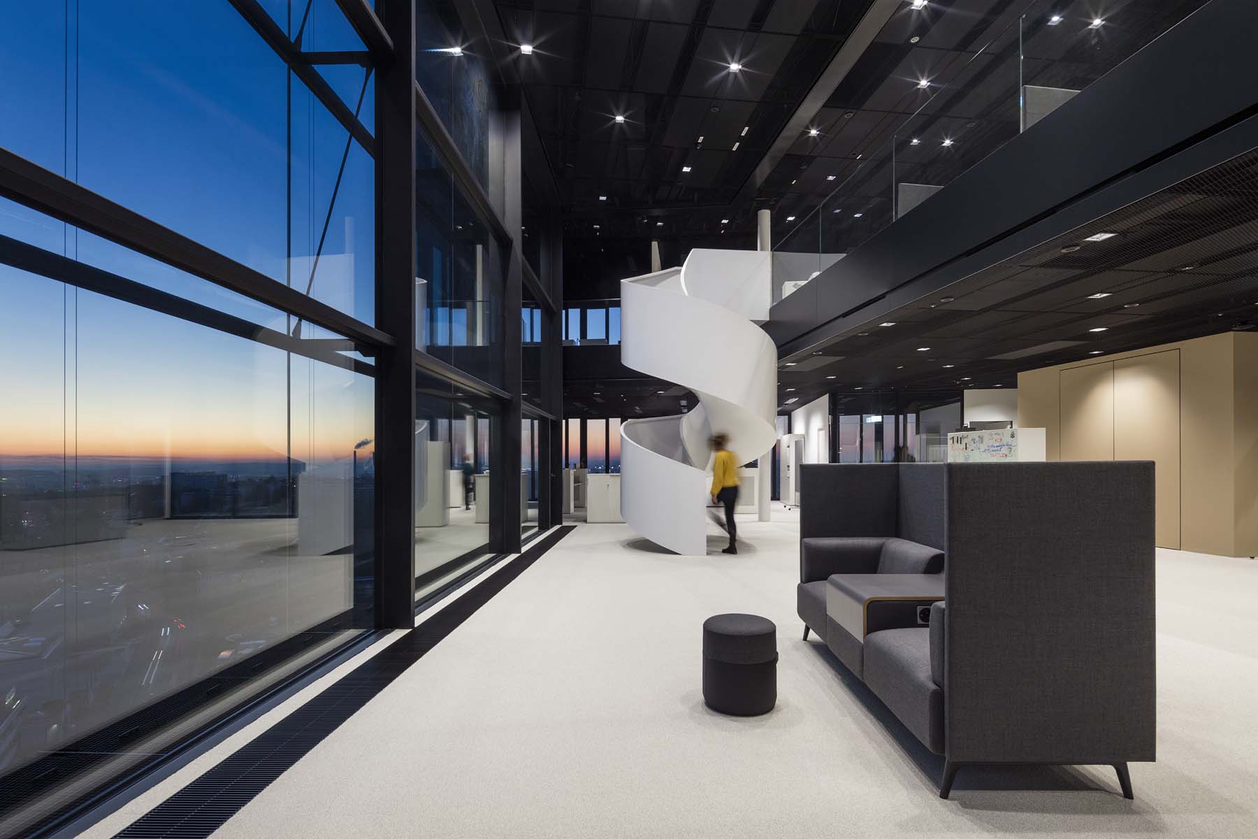 Bitzer Sindelfingen Kadawittfeldarchitektur  Innenraum Büro   Architekturfotografie Jens Kirchner