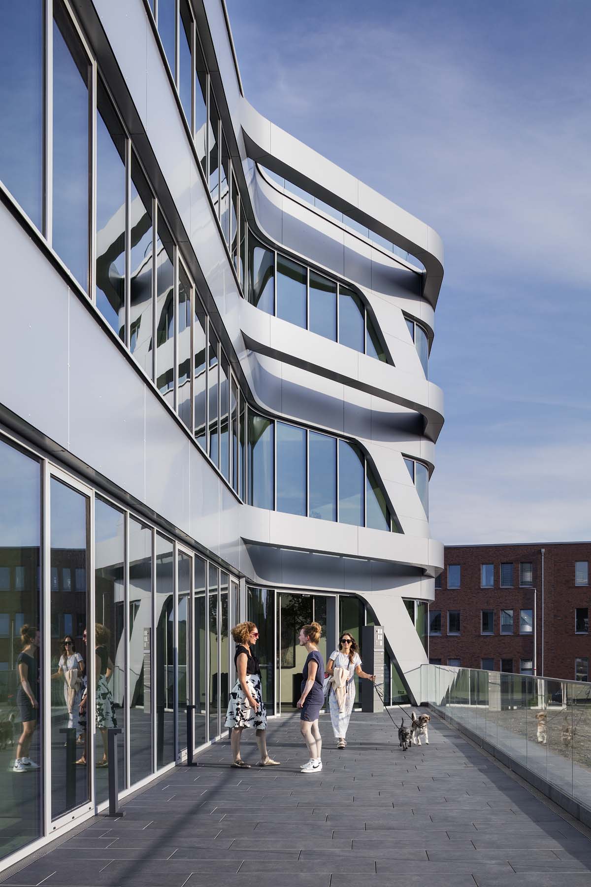 Environ Rheine Kresings Architekten Ansicht Eingang  Architekturfotografie Jens Kirchner