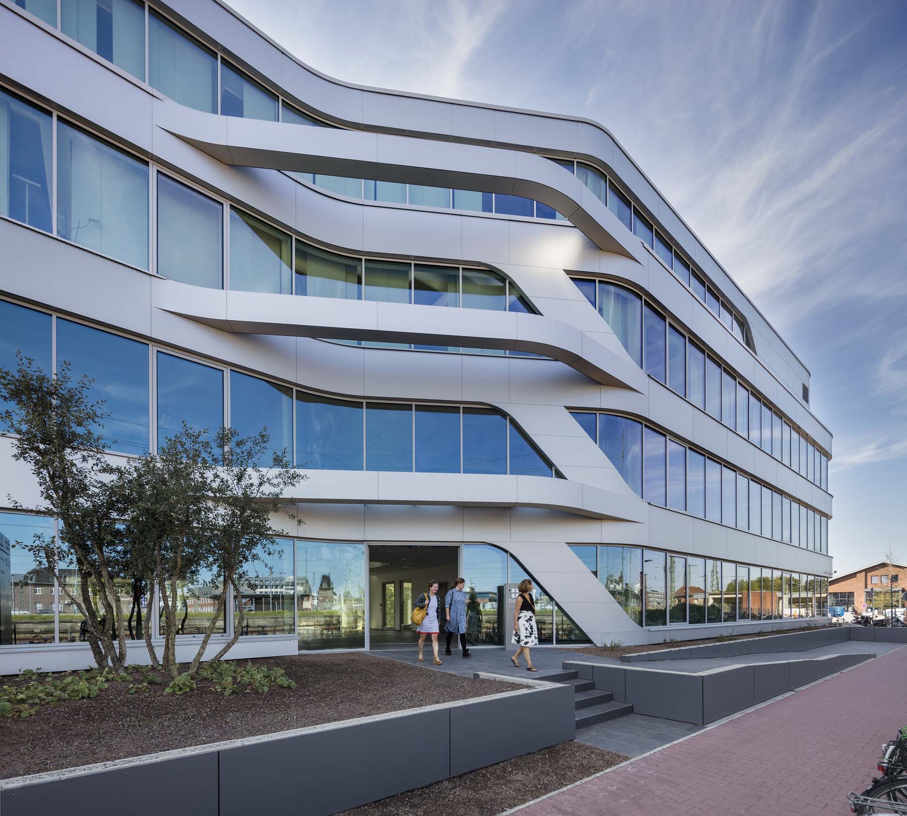 Environ Rheine Kresings Architekten  Ansicht Eingang  Architekturfotografie Jens Kirchner