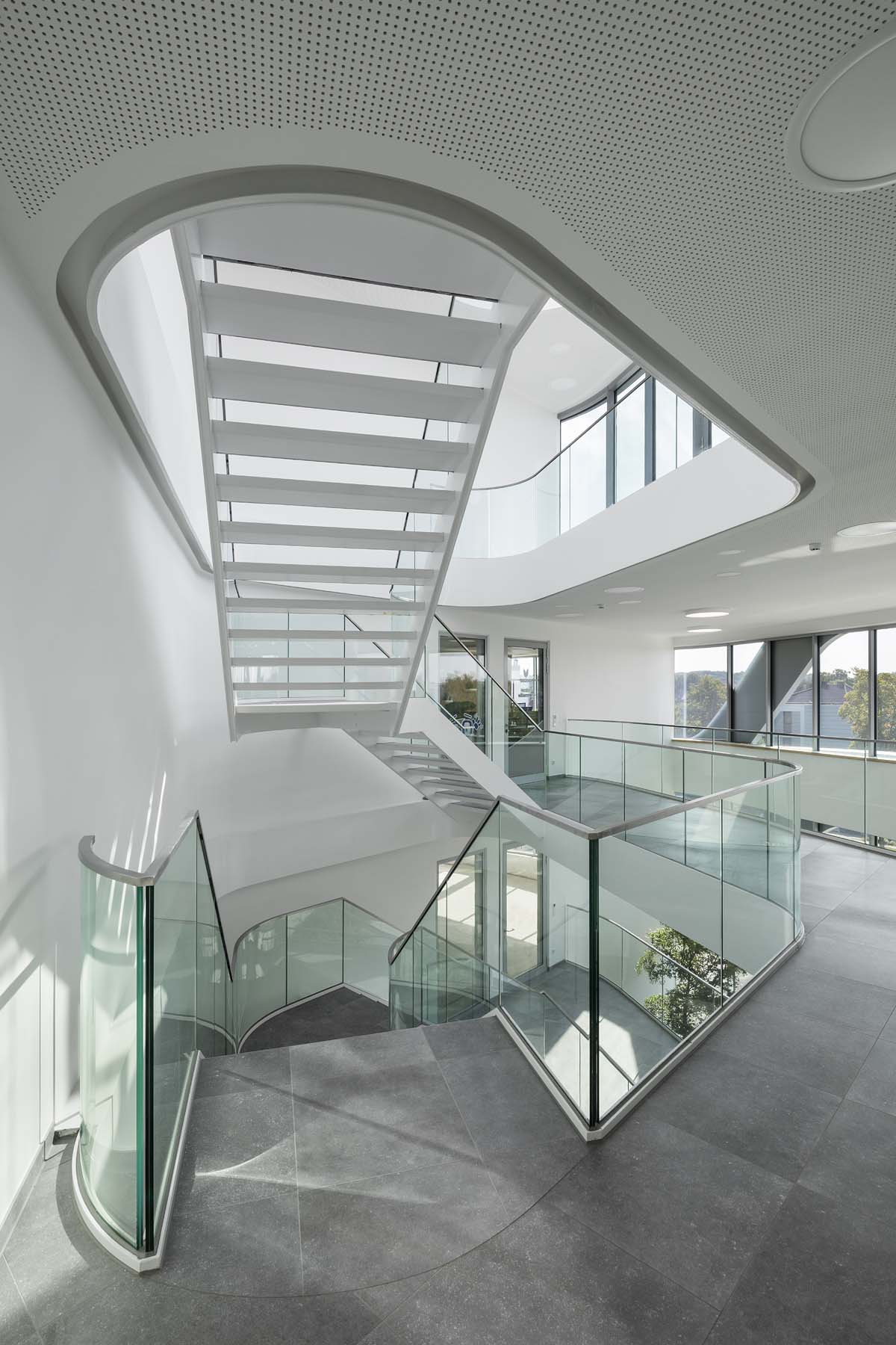 Environ Rheine Kresings Architekten Treppenhaus  Architekturfotografie Jens Kirchner